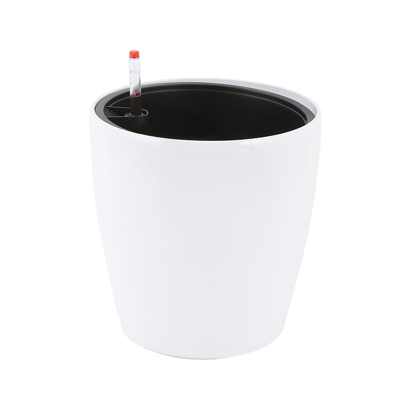 Model 1005 simple style desktop pp injection round flower pot