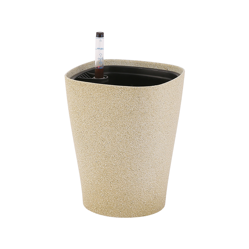 Model 1006ps european style desktop sand blast rectangle Flower pot