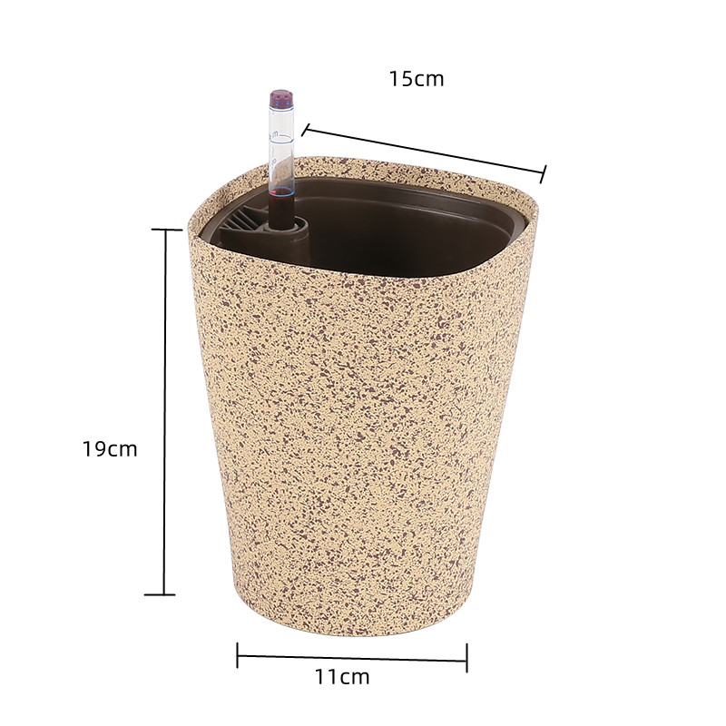 Model 1006T european style desktop little dot rectangle flower pot