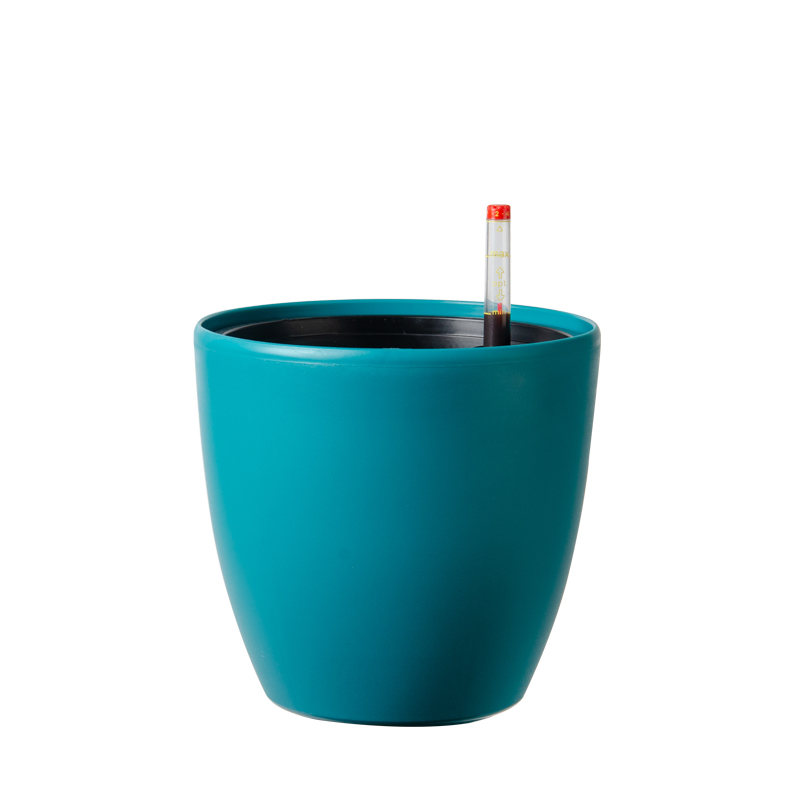 Model 1005 simple style desktop pp injection round flower pot