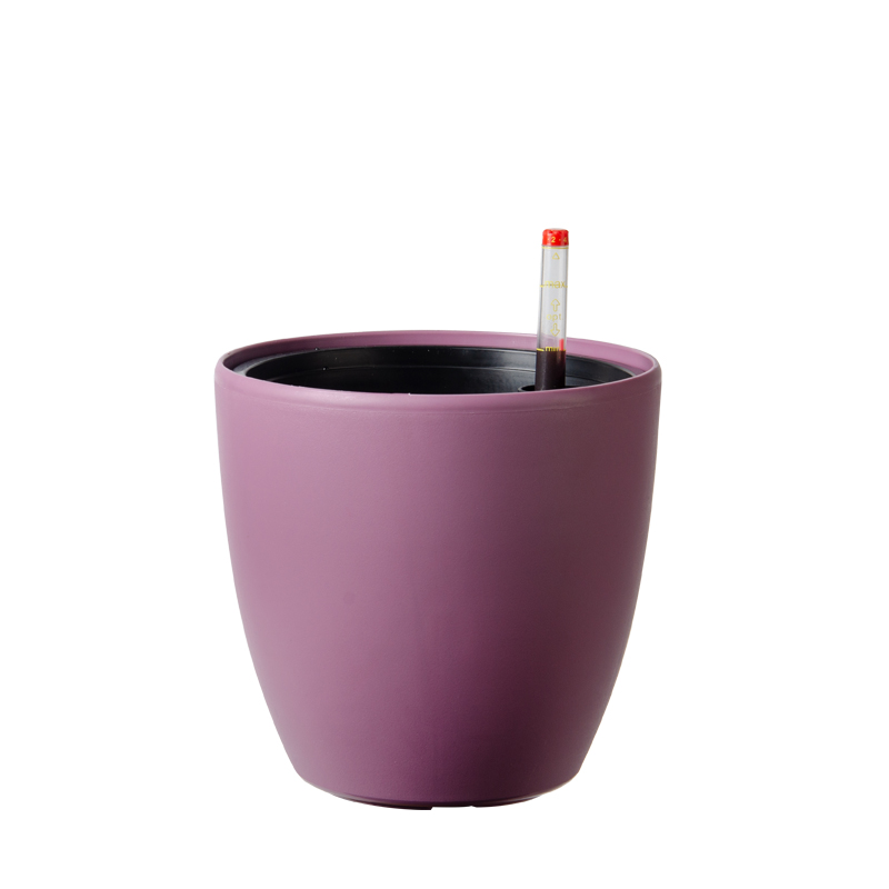 Model 1005 simple style desktop pp injection round flower pot