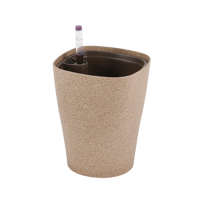 Model 1006ps european style desktop sand blast rectangle Flower pot