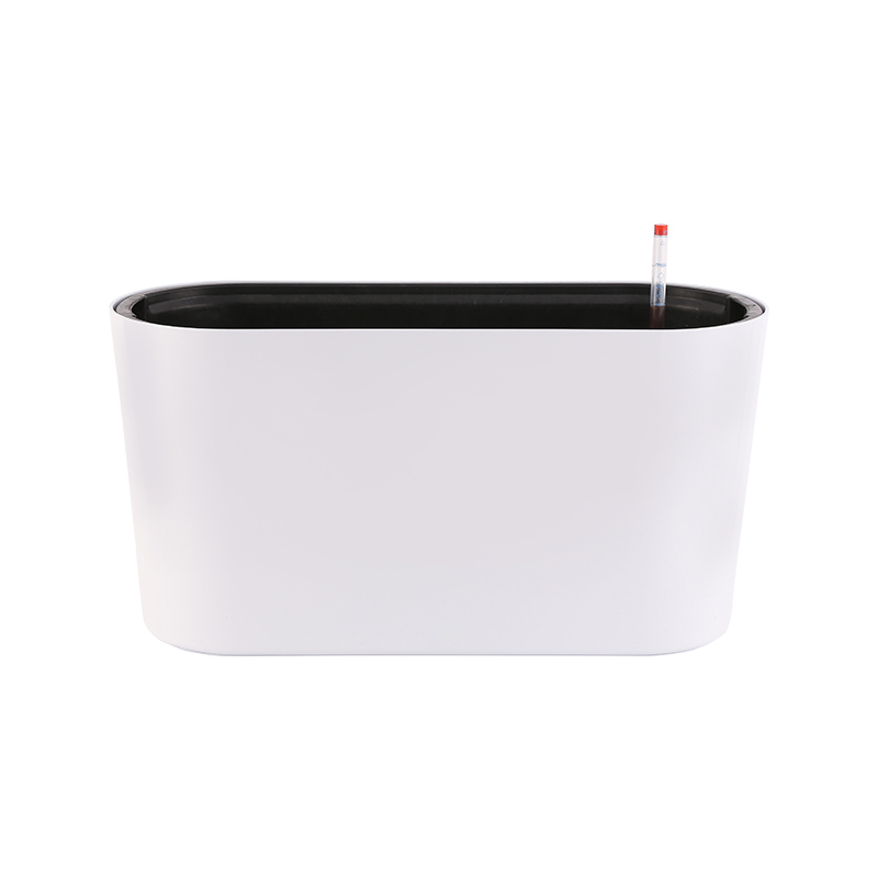 Model 5004 oval self watering planter pots indoor home garden  modern decorative planter pot